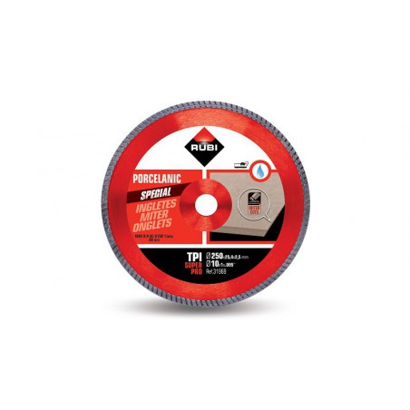 Tarcza diamentowa turbo do cięć pod kątem RUBI  TPI 250 SUPERPRO