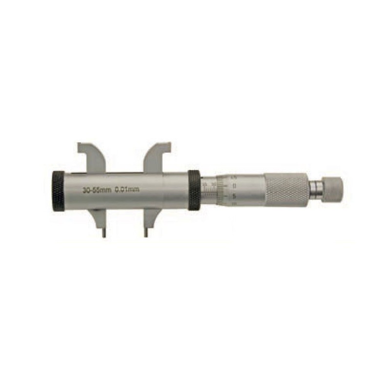 Mikrometr do pomiarów wewnętrznych MIB MESSEZUGE 5-55 mm z podwójnymi szczękami, z regulowanym pierścieniem