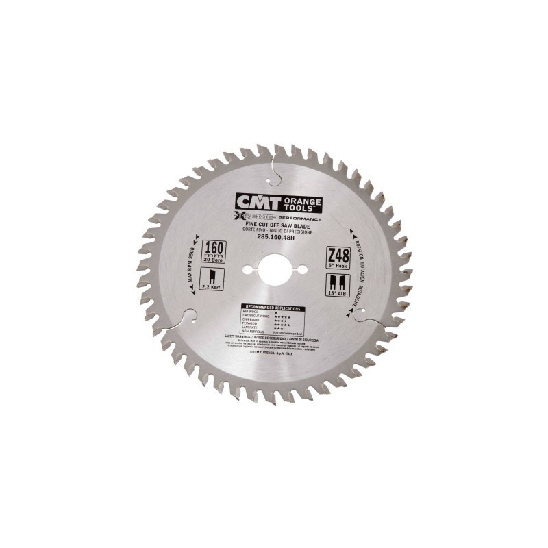 Piła tarczowa do drewna CMT 285.160.48H, 160mm x 20 mm, Z-48 Piła tarczowa do drewna CMT 285.160.48H, 160mm x 20 mm, Z-48