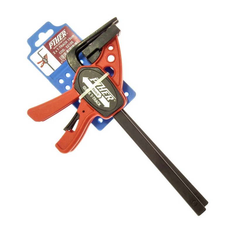 Ścisk stołowy PIHER MINI QUICK T-TRACK (2 szt) Ścisk stołowy PIHER MINI QUICK T-TRACK (2 szt)