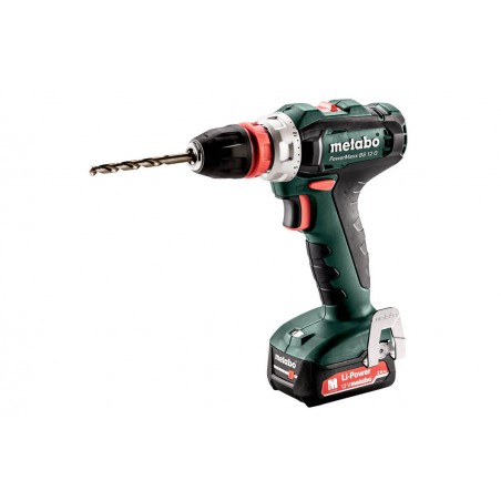 Wiertarko-wkrętarka akumulatorowa METABO POWERMAXX BS 12 Q , 12V, 2x2,0Ah, walizka
