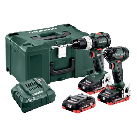 Metabo Combo Set 2.1.12 18 V BL LiHD Maszyny akumulatorowe w zestawach