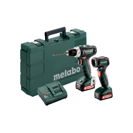Metabo Set PowerMaxx BS 12 Wiertarko-wkrętarka akumulatorowa