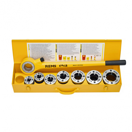 Gwintownica REMS Eva Set R 1/2 - 3/4 - 1 - 1 1/4 - 1 1/2- 2