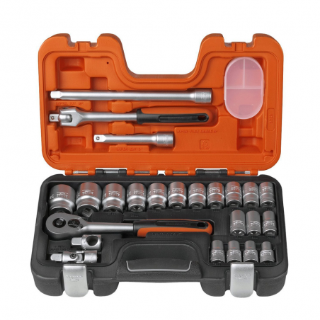 Zestaw kluczy nasadowych BAHCO S240 1/2" 10-32mm 24 SZT