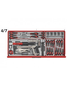 Wózek narzędziowy 7 szuflad z zestawem narzędzi 622 elementy TENGTOOLS TCMM622N, 262860109