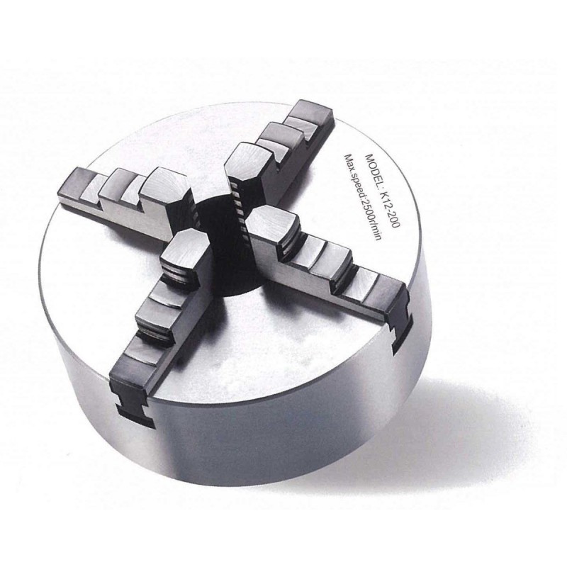 Uchwyt tokarski czteroszczękowy OPTIMUM Odlewany Camlock, mocowanie pojedyncze Optimum Ø 200 mm Camlock DIN ISO 702-2 nr 5 Uchwyt tokarski czteroszczękowy OPTIMUM Odlewany Camlock, mocowanie pojedyncze Optimum Ø 200 mm Camlock DIN ISO 702-2 nr 5