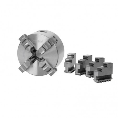 Uchwyt tokarski czteroszczękowy, mocowanie koncentryczne Optimum Ø 80 mm