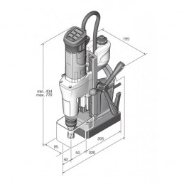 Wiertarka magnetyczna KBM 65 UQW