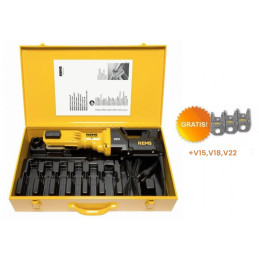 REMS Power Press SE Basic-Pack prasa promieniowa  +  cęgi V15+V18+V22