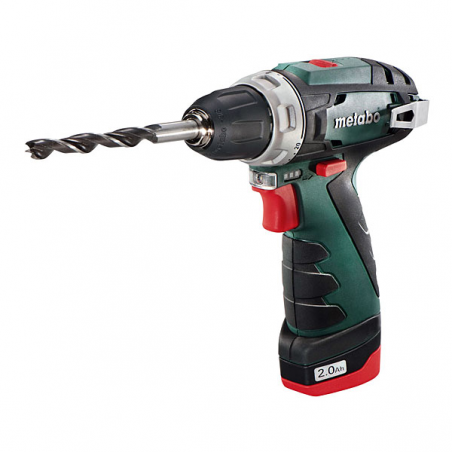Wkrętarka akumulatorowa METABO PowerMaxx BS BASIC, 2X2,0 AH  10,8 V LI-ION, walizka PCV
